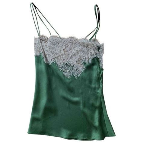 dolce gabbana tail green silk top|Silk satin sack top with turtle.